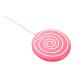 Warmhm 5pcs Candy Lollipops Crafts Pendant Boys Artificial Lollipop Giant Fake Lollipops Handmade Fruit Flavored Lollipops Swirl Lollipops Baby Items Wooden Rainbow Candy Manual Toddler Pinkx5pcs 14*1CMx5pcs