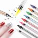 Buy Tvoip Dual-Ended Nail Rhinestone Picker & Wax Tip Pencil - 2PCS Dotting Pen for Gems & Crystals Manicure Nail Art Tool - Buy Online on SooperMarket.com