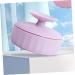 Silicone Makeup Brush Cleaning Box & Pad - Dry Cleaner Tool 7.9x5.25CM - Violet | Best Brush Scrubber Mat for Efficient Makeup Cleaning - Buy Online on SooperMarket.com