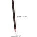 Mikinona Black Colored Pencils 10pcs Eyebrow Pencil Makeup Tools Brow Pencil and Brush Eyebrow Drawing Tools Girl Pretty Spool - Buy Online on SooperMarket.com