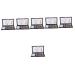 NOLITOY 6 Sets Eyebrow Powder Set Eyebrow Powder Cosmetic Eyebrow Makeup Cosmetic Eyebrow Pencil Brush