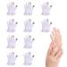 10 Pairs Moisturizing Gloves Touch Screen Function | Over Night Bedtime White Cotton | Cosmetic Inspection Premium Cloth Quality | Eczema Dry Sensitive Irritated Skin Spa Therapy| One Size Fits Most