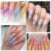 Opal Flakes Nail Sequins - Purple Holographic Glitter - DIY Nail Art Decoration Kit - Buy Online on SooperMarket.com