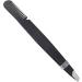 Multi-Purpose Stainless Steel Eyebrow Tweezers - Ergonomic Precise Slanted Tip & Comb - Black - Buy Online on SooperMarket.com