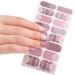 Ruarby French Tip Press on Nails Medium Almond False Nails Tips Detachable Full Cover Stick on Nails Glossy Nude False Nails - Buy Online on SooperMarket.com