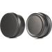 Tianzd 24 Pack 80ml Matte Black Aluminum Screw Top Cream Cans | Ideal for Cosmetics Candles & Ointments | Includes 3 Spoon & 24 Labels - Buy Online on SooperMarket.com