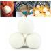 1Pcs Dryer Balls Natural Fabric Virgin Reusable Balls Dryer Wool Laundry Softener Dry Washing Kit Balls 6cm - Buy Online on SooperMarket.com
