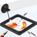 SunGrow Feeding Ring, Floating Food Square, Suitable for Flakes and Floating Fish Food for Goldfish and Other Smaller Fish 1 Piece
