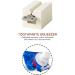 Xeodaun 4Pcs Multifunctional Toothpaste Tube Squeezer Plastic Tooth Paste Holder Dispenser - Buy Online on SooperMarket.com