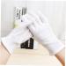 Anneome 12 Pairs Moisturizing Dry Hands Warm Food Handling Glove Hair Coloring Chemical Stretchable Lining Glove Safety White S:21X8cm White - Buy Online on SooperMarket.com