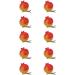 JSGHGDF Simulation Fruit Hairclip Set of 10 for Girl Carnivals Party Hair Pin Girl Women Cute Hair Clip Kids Dress Up Barrettes Strawberry - Buy Online on SooperMarket.com