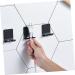 CABILOCK 16 STK Self-Adhesive Razor Hooks | Rustproof Steel Kitchen Utensil & Toothbrush Holder | Black | International Shipping - Buy Online on SooperMarket.com