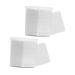 2 Box 400pcs Eyelash Cleaning Pads Cleansing Cotton Pads Lash Extensions Supplies Nail Polish Remove Pads Eyelash Extension Wipes Glue Face White Rub Chemical Fiber