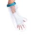Bathing Wound Protectio Cover - Adult Short Arm Blue And White Bathing Wound Protectio Cover Bathing Waterproof Cover Wound Waterproof Protectio Cover 51cm
