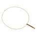 Mindful Breathing Necklace Prevent Skin Fading Reduce Anxiety Relieve Stress Increase Lung Volume For Men For Daily Wear (Gold Color)