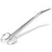 Nail scissors for toenails Extra long with angled pointed footnail scissors for seniors - alternative nail tongs as nail cutter scissors in the case - foot care set for the pedicure (16 cm)
