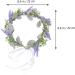 Minkissy Womens Headbands Lavender Flower Flower Headband Floral Hair Garland Fairy Flower Headband Wedding Hair Accessories for Girls Brides Ladies Purple Flower Hair Accessories - Buy Online on SooperMarket.com