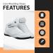 Buy Core Wrestling Shoes for Men Women & Kids - Non-Slip Heavy Duty Martial Arts Training Footwear - Ideal for Wrestling Crossfit & Weightlifting - 47 EU White - Buy Online on SooperMarket.com