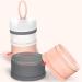 Kaptin Non-Spill Portable Baby Milk Powder Dispenser - BPA Free Snack Container (Pink) | 4 Feeds - Buy Online on SooperMarket.com