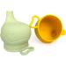 Scoolr Baby Sippy Cup Lids 3pcs - Spill Proof Food-Grade Silicone for Kids (Green/Yellow/Pink) - Buy Online on SooperMarket.com