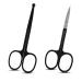 Facial Hair Small Grooming Scissors for Men Women Rounded and Curved Eyebrow Scissors for Nose Hair Beard Mustache Eyelashes Ear Hair