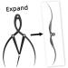 Gogogmee Metal Eyebrow Ruler Eyebrow Tools Stainless Steel Ruler for Eyebrow Positioning Ruler Curve - Buy Online on SooperMarket.com