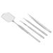 Professional Eyelash Art Tool Set - Stainless Steel Tweezers Mirror & Pickup Sticks for Salons - Silver - Buy Online on SooperMarket.com