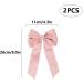 2 Pack Bow Hair Clips Pink Hair Bows for Women Girls Large Bow Clips Hair Barrette Hair Accessories - Buy Online on SooperMarket.com