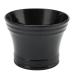 Jauarta Large Capacity Shaving Soap Cup - Portable Black Plastic Razor Holder with Comfortable Handle for Home & Travel Hairdressers - Buy Online on SooperMarket.com