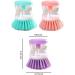 Dajidafu PP Cookware Brush Nonslip Replacement Detachable Washable Ergonomic Dish Bowl Cleaning Brushes Tool Accessories Green - Buy Online on SooperMarket.com