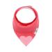 Set of 4 Baby Bandana Teething Bibs with Silicone Teether - Solid Pink Colors - Buy Online on SooperMarket.com