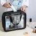 MAANGE Translucent Waterproof Toiletry Bag for Women Men - Travel Makeup Organizer in Black - Buy Online on SooperMarket.com