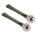 Silver Roller Ball Eye Cream Applicator Set - 2pcs Zinc Alloy for Dark Circles & Under Eye Massage | International Shipping Available - Buy Online on SooperMarket.com