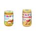 HIPP couscous with vegetables and organic chicken 6-pack (6 x 220 g) & apple banana with baby biscuit 6 Pack (6 x 250 g) bundle with apple banana