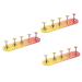 minkissy 3 Sets Nail Practice Holder Nail Art Practice Decorative Nail Racks Creative Nail Stands Nail Racks for Nail Art Magnetic Nail Display Nail Decor Bracket Plastic Strip