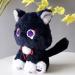 Genshin Impact Scaramouche Cat Plush Toy | 8.6-inch Stuffed Animal Doll for Kids | Soft and Cute Scara Cat Pillow Plushies - Buy Online on SooperMarket.com