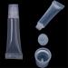 Refillable Clear Lip Balm Tube 10ml | Empty Cosmetic Container for Lip Gloss & Travel Makeup Accessories - Buy Online on SooperMarket.com