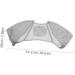 WOONEKY Shoulder Protector Shoulder Support Brace Double Shoulder Support Double Shoulder Brace Spandex Grey - Buy Online on SooperMarket.com