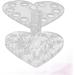 Mikinona 1pc Nail Art Penholder Nail Art Brush Holder Makeup Pen Stand Art Painting Pen Stand Manicure Pen Holder Pen Display Stand Holder No Bend Hair Clips Heart-shaped Makeup Brush 8.7x8.5cm Silver - Buy Online on SooperMarket.com