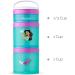 Whiskware Disney Stackable Snack Containers - Jasmine and Magic Carpet Design for Kids - 3 Cups for School and Travel - Buy Online on SooperMarket.com