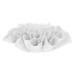 HOLIDYOYO 1pc Ceramic Sunflower Decorations Wall Art Decor Wall Decor Grace Decor Ceramics White