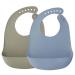 Airfish 2-Set Silicone Libbon for babies & toddlers Feeding baby feeder bib.