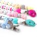 Personalized Pacifier Clip with Name | Custom Baby Pacifier Holder | Teething Toy & Gift for Newborn | Pink - Buy Online on SooperMarket.com