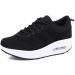 Sistke sneaker women outdoor light breathable plateau sneakers free -term shoes sports shoes mesh running shoes street running shoes 36 EU black A