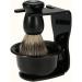 Buy Cabilock 2pcs Shaving Brush Holder & Stand Set - Black Shaving Brush & Razor Stand for Perfect Grooming - International Shipping Available - Buy Online on SooperMarket.com