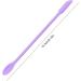 Versatile Silicone Double-End Spatula for Cooking & Cosmetics - Anti-Brewing Stamp Wax Scrap Tool in Violet - Buy Online on SooperMarket.com