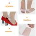 Healeved High Heel Cushion 10 Sheets | Callus Removers & Corn Pads | Toe Protectors for Cracked Heels | Mixed Color | Metatarsal Pads - Buy Online on SooperMarket.com