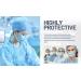  50-Pack Disposable Isolation Gown FDA Registered AAMI Level 1 PP & PE 30g Fully Closed Double Tie Back Elastic Cuffs Fluid Resistant Unisex (50) - Buy Online on SooperMarket.com