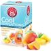 Teekanne Peach & Passion Fruit Cold Brew Tea Infusion Ice Cool Sensations All Natural Real Fruit with Apple Rosehip Hibiscus 18 Teabags - Buy Online on SooperMarket.com