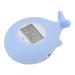Whale Shaped Baby Thermometer - Infant Bath Safety Water Temperature Tester & Floating Toy with Intelligent Timing - Buy Online on SooperMarket.com